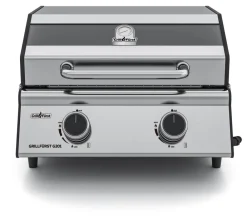 G201E 2-Brenner Gasgrill portabel v2 - Campinggrill / Balkongrill 50mbar ^ Grillfürst Outlet