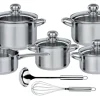 Kochtopf-Set Silver Star 11-tlg. ^ GSW Outlet