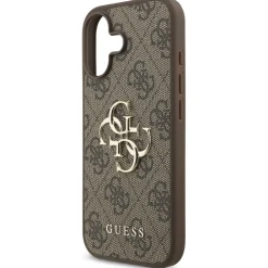 Apple iPhone 17 4G Big Logo Schutzhülle Case Cover Etui Braun ^ Guess Hot