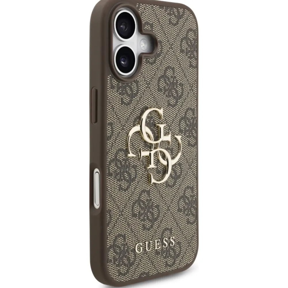 Apple iPhone 17 4G Big Logo Schutzhülle Case Cover Etui Braun ^ Guess Hot