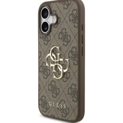 Apple iPhone 17 4G Big Logo Schutzhülle Case Cover Etui Braun ^ Guess Hot