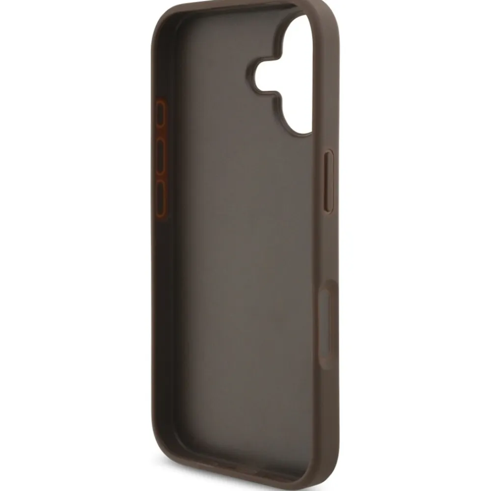 Apple iPhone 17 4G Big Logo Schutzhülle Case Cover Etui Braun ^ Guess Hot