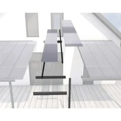 Gutta 4293713 Erweiterungsmodell Typ C anthrazit, 120 x 306 cm
