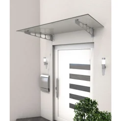 Gutta HD/LT 140 Edelstahl-Vordach mit 8 mm Verbund-Sicherheitsglas Hot