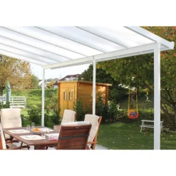 Gutta 4293103 Terrassenüberdachung weiß, 306 x 306 cm Online