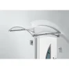 Gutta Typ BV Secco Bogenvordach, 150 x 90 cm, Edelstahl Clearance
