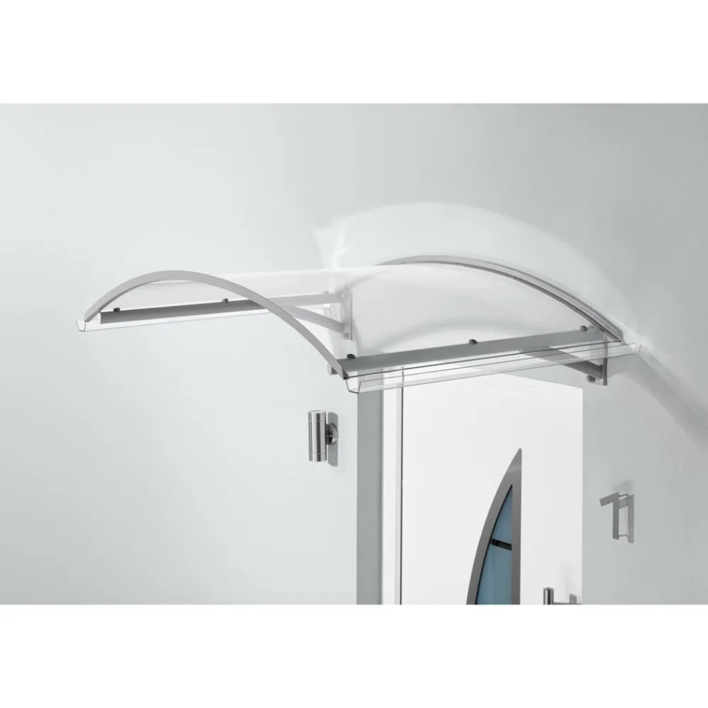 Gutta Typ BV Secco Bogenvordach, 150 x 90 cm, Edelstahl Clearance