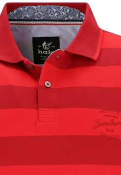 hajo Poloshirt Stay Fresh Kurzarmshirt rot Outlet