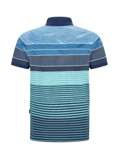 hajo Poloshirt Stay Fresh Kurzarmshirt blau