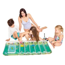 16698 - Tempo kleine Fische! Kinderluftmatratze - Das Wettschwimmen gegen die Zeit ^ Happy People New