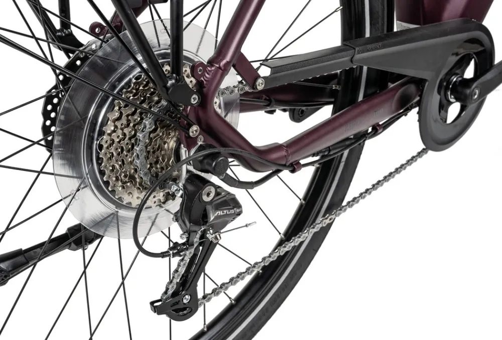 Hawk E-Trekking Lady E-Bike Damen 28 Zoll 50 cm Wave - Bordeaux Clearance