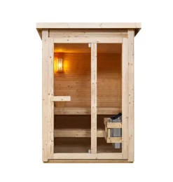HELSINKI Außensauna für 2-3 P. 165x175x218,9 cm (Bausatz) ^ Sanotechnik Clearance