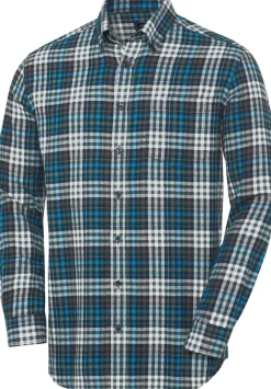 Henson&Henson 3er Pack Herren Karo-Flanellhemden bunt Clearance