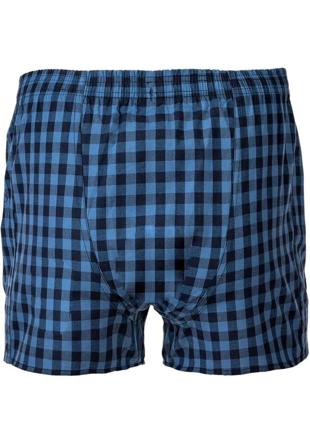 MG-1 Herren Web-Boxershorts ehrfarbig Blau/Rot Best