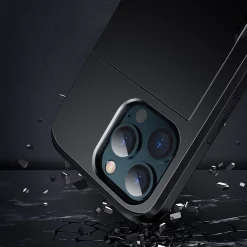König Design Hülle Handy Schutz für Apple iPhone 13 Pro Max Case Cover Tasche Etuis Grau Neu New