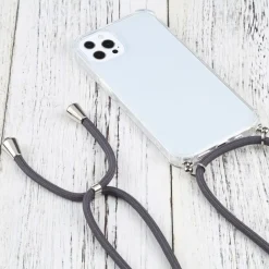 Hülle Handy Schutz für Apple iPhone 13 Pro Max Case Cover Tasche Etuis Grau Neu ^ König Design Sale