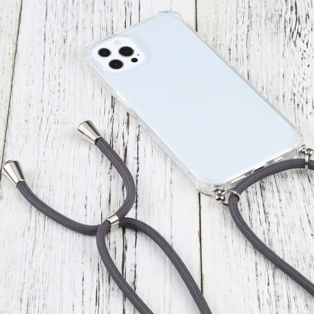 Hülle Handy Schutz für Apple iPhone 13 Pro Max Case Cover Tasche Etuis Grau Neu ^ König Design Sale