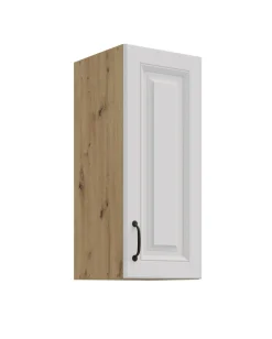 Hängeschrank 30 cm Stilo Weiss + Eiche Artisan Küchenzeile Küchenblock Küche ^ Küchen-Preisbombe Sale