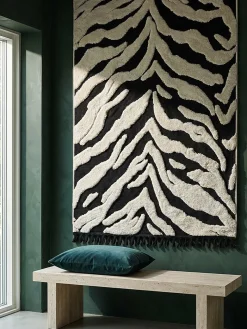 Hochflorteppich Animal-Print Monochrom 133 x 190 cm - MARA | Kadima ^ KADIMA DESIGN Discount