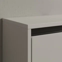 KADIMA DESIGN Hochschrank HAMBURG Soft-Close Modern 33x181x34 cm Steingrau Graphit Online