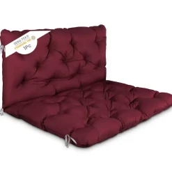 Dekokissen Bankauflage Sitzbankauflage Sitzkissen mit Rückenlehne , Nordisches Design, für Gartenbank, 120 x 140 x 12 cm ^ HOMECALL Outlet
