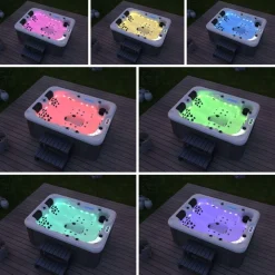 Home Deluxe Outdoor Whirlpool BEACH - Mit Treppe und Thermoabdeckung Sale