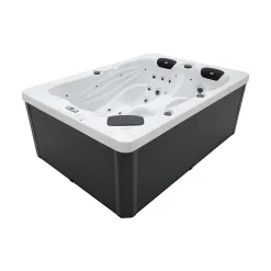 Outdoor Whirlpool SUNSET PURE - 220 x 156 cm für 3 Personen ^ Home Deluxe Clearance
