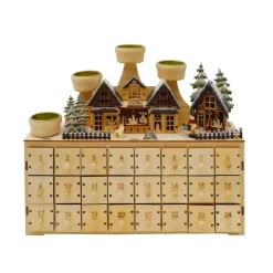 Adventskalender Weihnachtsmarkt zum Befüllen ^ HTI-Living Hot