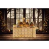 HTI-Living Adventsleuchter mit Adventskalender zum Befüllen Hot