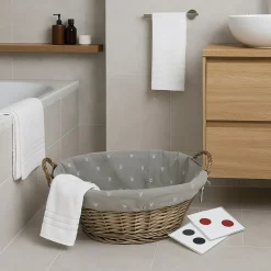 HTI-Living Aufbewahrungskorb 57 x 44 cm Weide Clearance