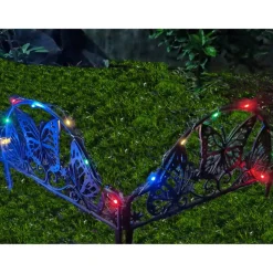 HTI-Living Beeteinfassung 400 cm Schmetterling mit Lichterkette Outlet