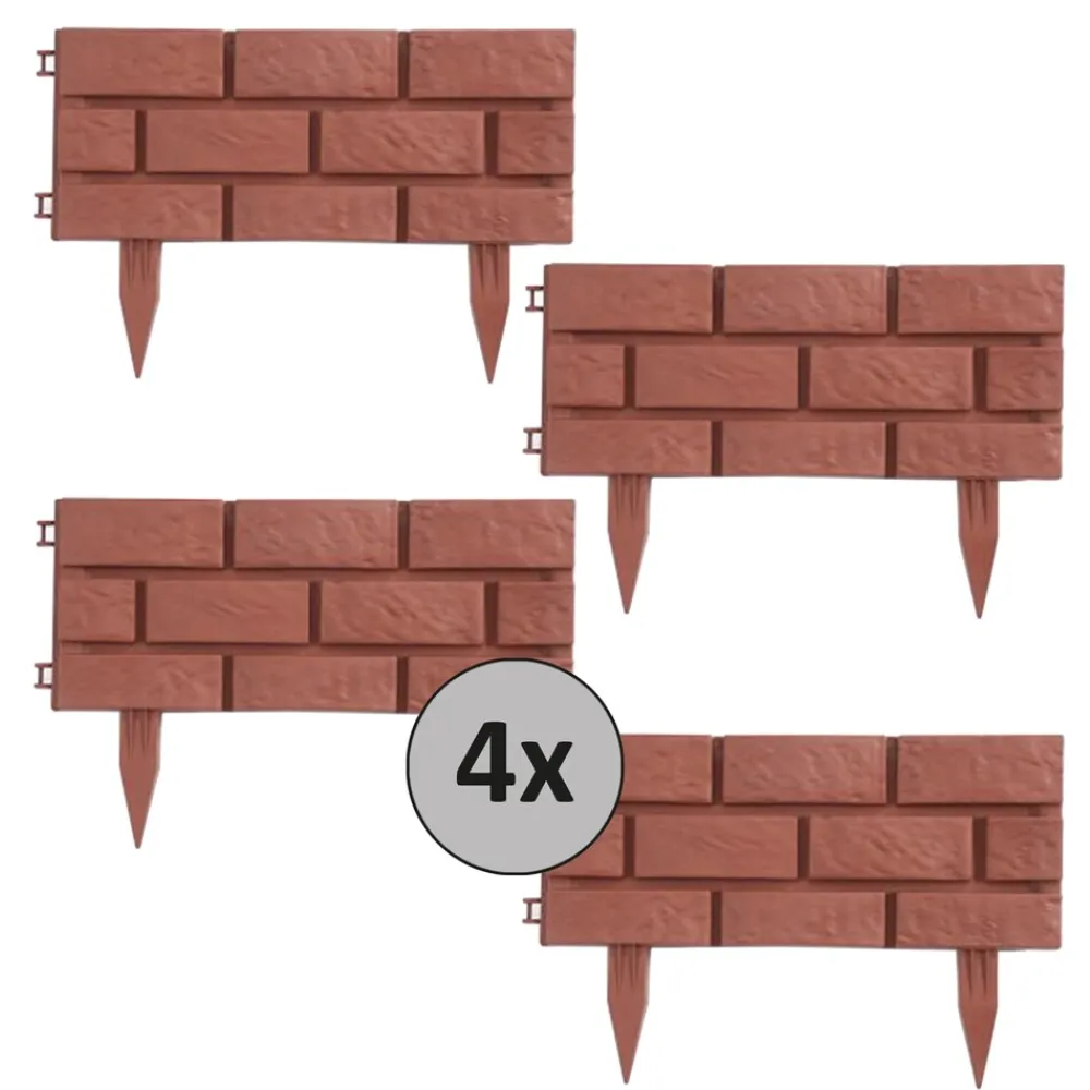 Beeteinfassung Steinmauer Terracotta Nessa ^ HTI-Living Discount