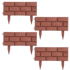 Beeteinfassung Steinmauer Terracotta Nessa ^ HTI-Living Discount