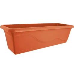 HTI-Living Blumenkasten mit Wasserspeicher 60cm 2er Set Terracotta Sale