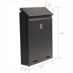 HTI-Living Briefkasten Amin Schwarz klassisch Clearance