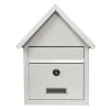HTI-Living Briefkasten Amin Weiß mit Spitzdach New