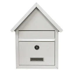 HTI-Living Briefkasten Amin Weiß mit Spitzdach New