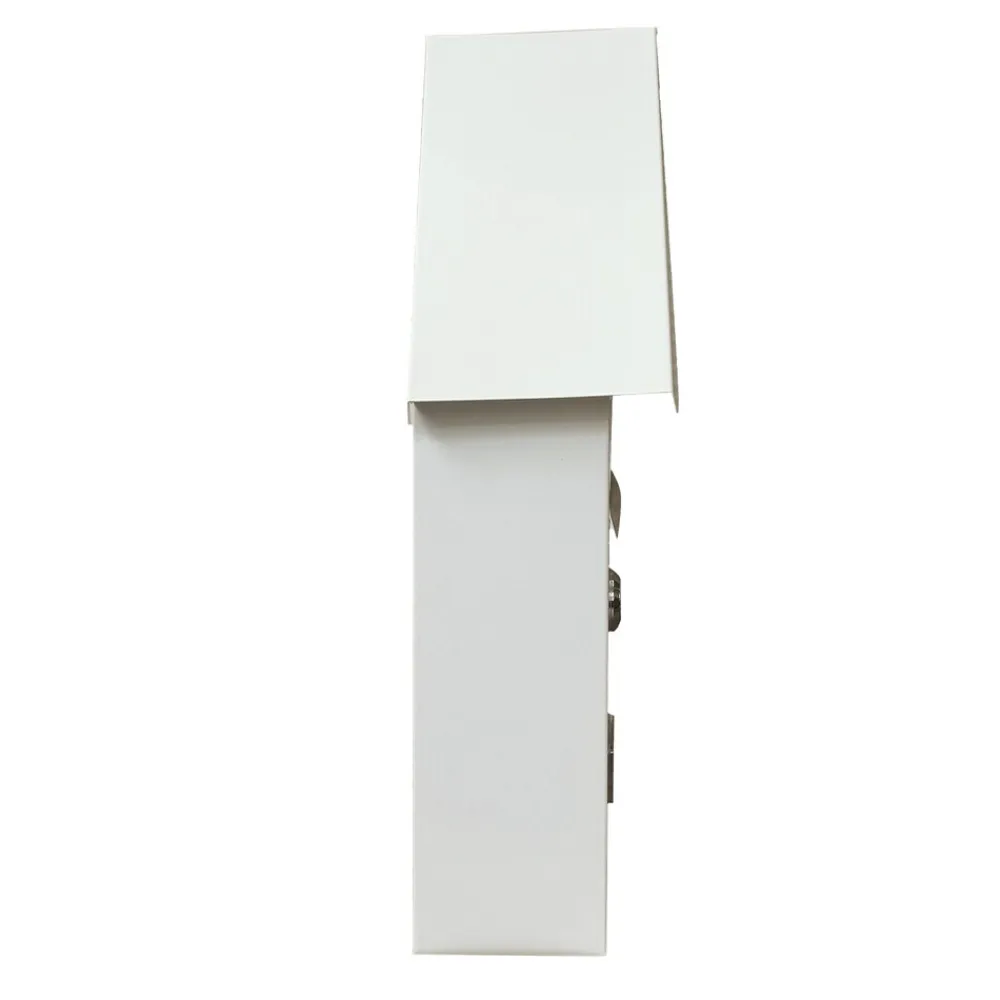 HTI-Living Briefkasten Amin Weiß mit Spitzdach New
