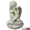 HTI-Living Grabengel, grau "Ich vermisse Dich" Hot