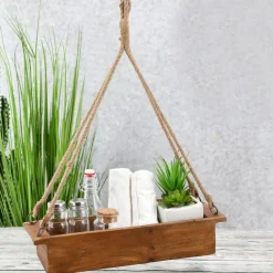 Holzkiste Ziegelform zum Hängen ^ HTI-Living Sale