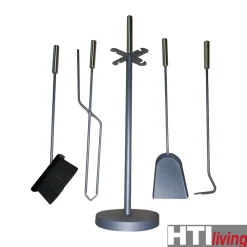Kaminbesteck aus Metall 5-teiliges Set ^ HTI-Living Sale