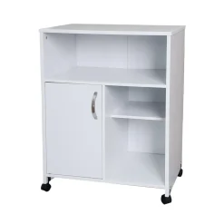 Küchenschrank auf Rollen Weiß Blanca ^ HTI-Living Discount