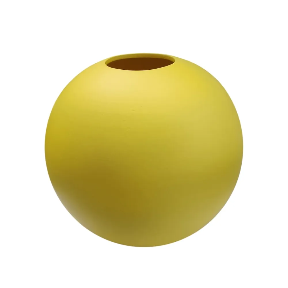 HTI-Living Kugelvase Ø 25 cm Gelb Hot