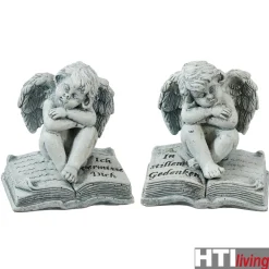 HTI-Living Mini Grabengel, grau mit Spruch Online