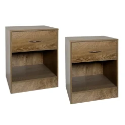 HTI-Living Nachtschrank 2er Set Thekla Eiche Online