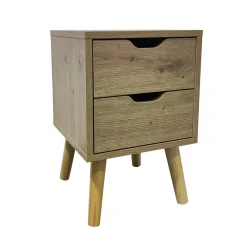 Nachttisch 2 Schubladen Thekla Artisaneiche ^ HTI-Living Sale