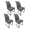 Schwingstuhl Marek Hellbraun 4er-Set ^ HTI-Living Outlet