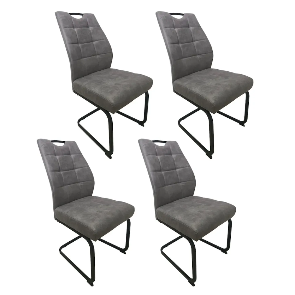 Schwingstuhl Marek Hellbraun 4er-Set ^ HTI-Living Outlet