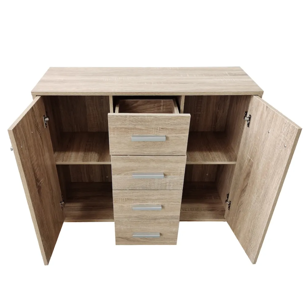 Sideboard Nina mit 4 Schubladen Sonoma ^ HTI-Living Clearance