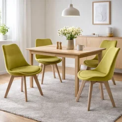 HTI-Living Stuhl Atlanta Velvet Curry Discount